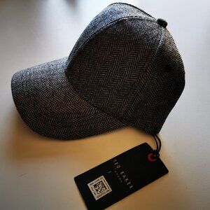 Ted Baker GREGGG Tweed Baseball Hat Cap
